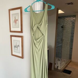 LSPACE Green Knit dress